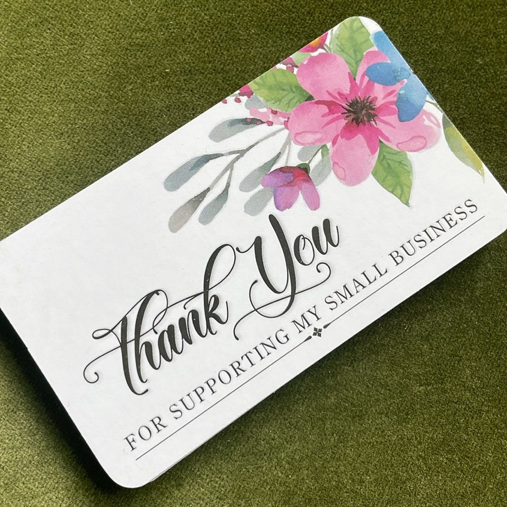 NEW {25} Beautiful mini thank you cards
